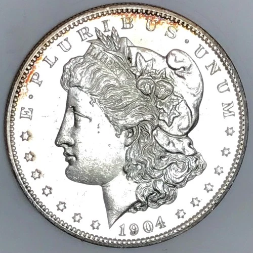 1904 O MORGAN DOLLAR! GEM BU+! SEMI PROOF LIKE! MUST SEE! SPECTACULAR! NR #S1108