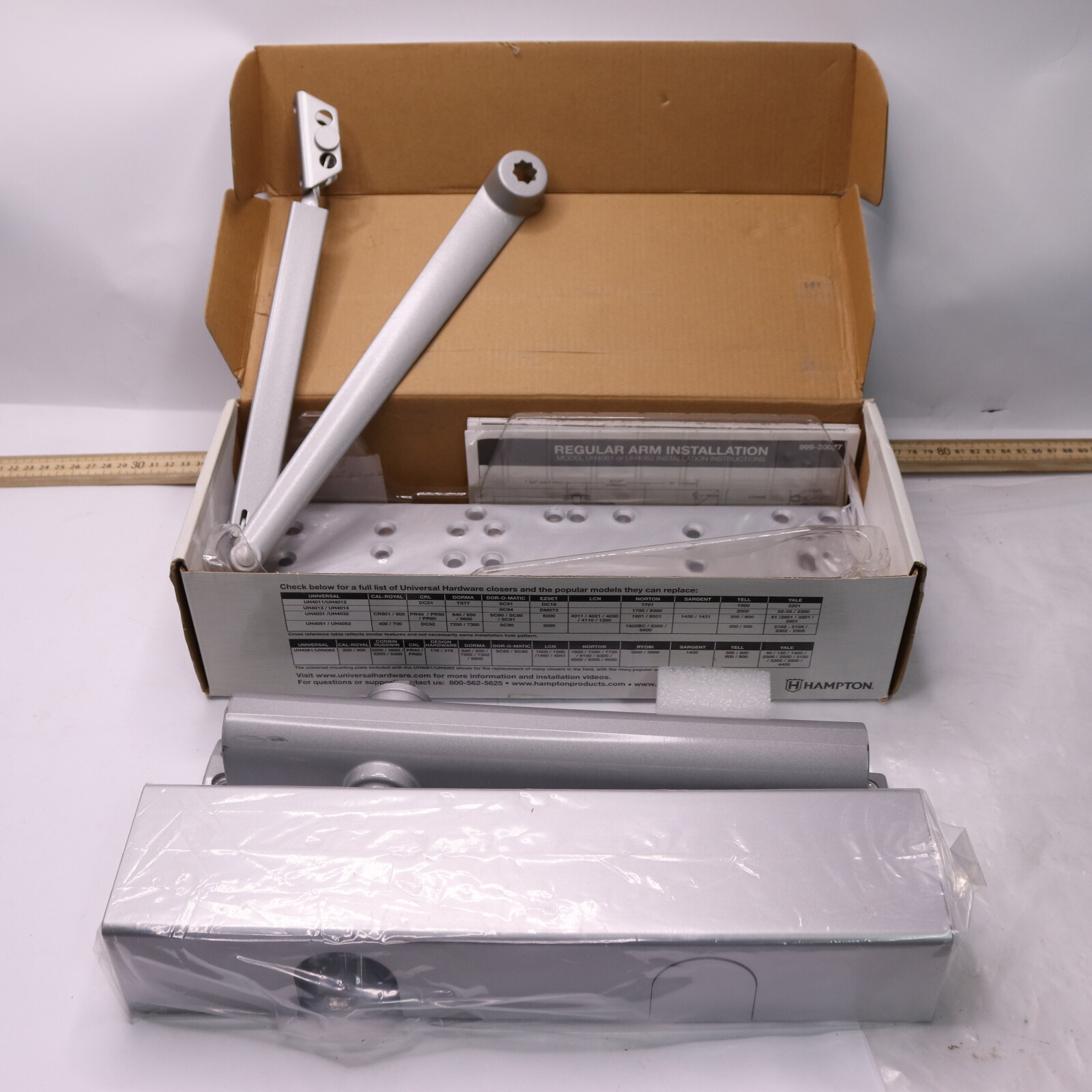 Universal HeavyDuty Commercial Door Closer 3 Mounting Styles Size 15