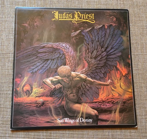 JUDAS PRIEST SAD WINGS OF DESTINY LP 1976 UK GULL 1ST P2W GULP1015 VG+ NICE COPY - Picture 4 of 14