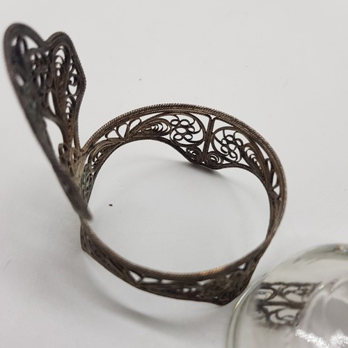 Sowjetisches Senfglas  , filigran , versilbert -  Gramm  I.9 - Bild 12 von 12