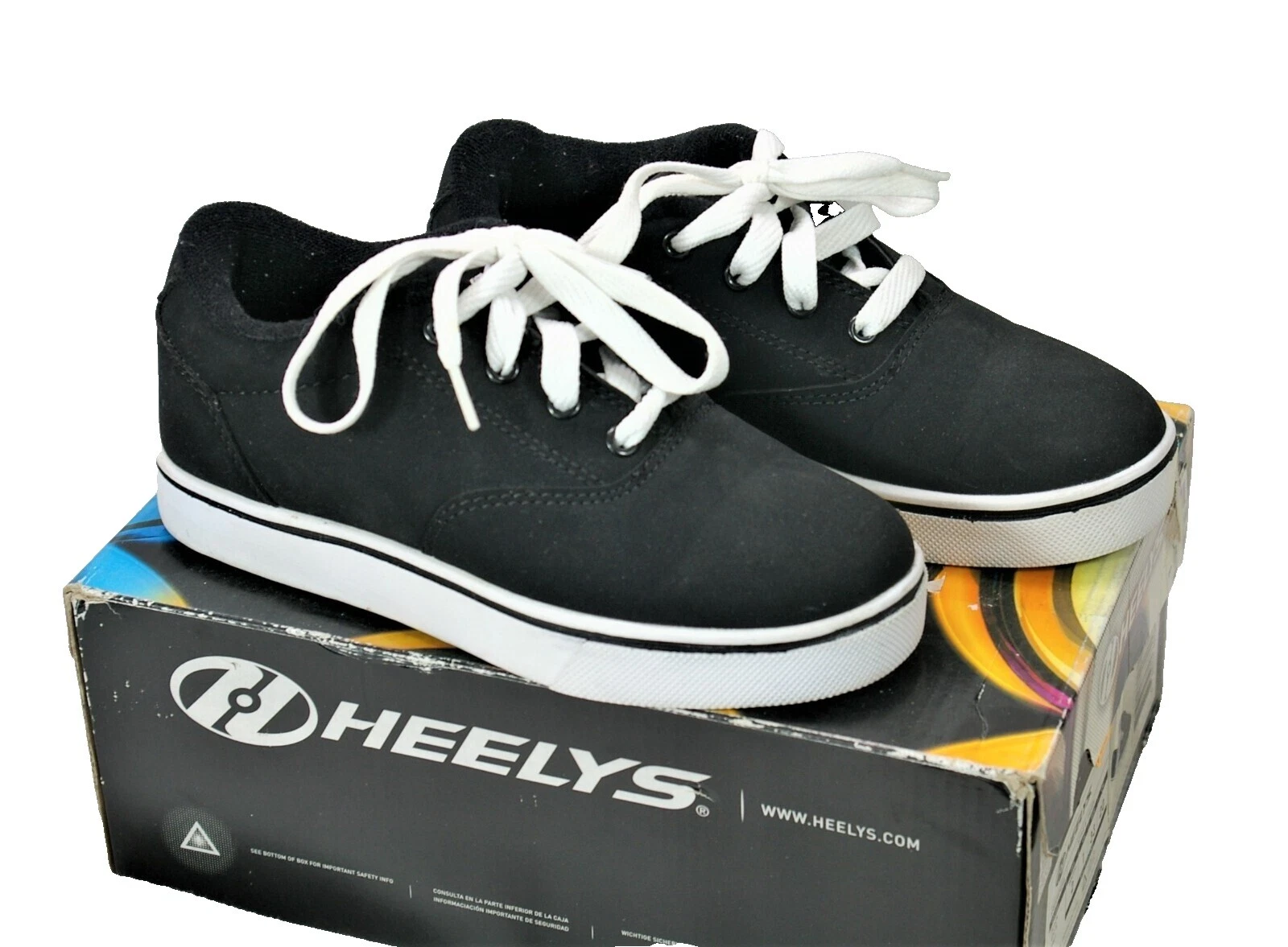 Heelys Leather Upper Black Unisex Kids' Shoes