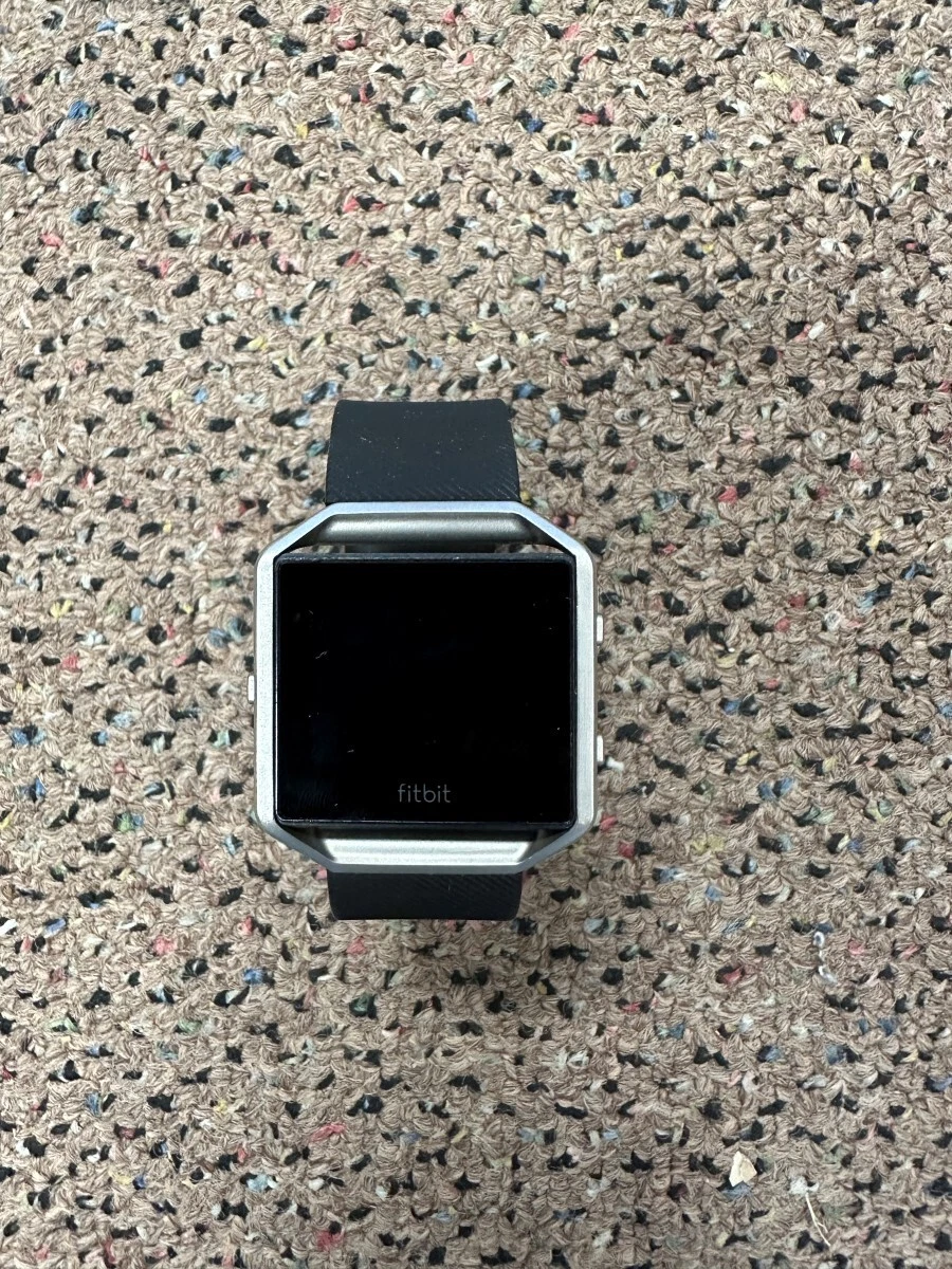 Fitbit Blaze Black Activity Tracker Smart Fitness Watch Large Band W (PAP004792)