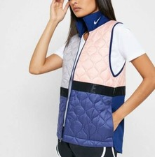 Nike Aerolayer Women s Running Vest BV3869-697 Void Atmosphere Grey Size M