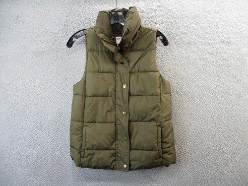 Gap Puffer Vest Mens Small Brown Full 