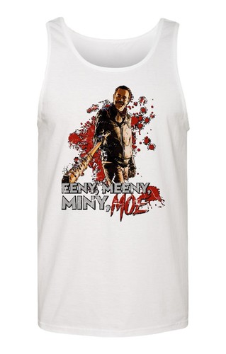 Camisa sin mangas Negan Eeny Meeny Miny The Walking Dead para hombre - Imagen 4 de 4