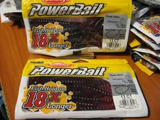 2 Packs Berkley Soft Fishing PowerBait / 7" Power Worms / Cherry Seed PBBPW7-CSD