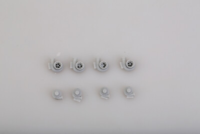 Hobby Design 1/24 Turbocharger Set (Resin)