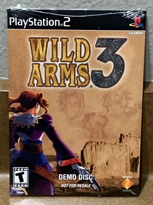 Wild Arms 3 DEMO DISC Sony PlayStation 2 PS2 - Brand New Sealed