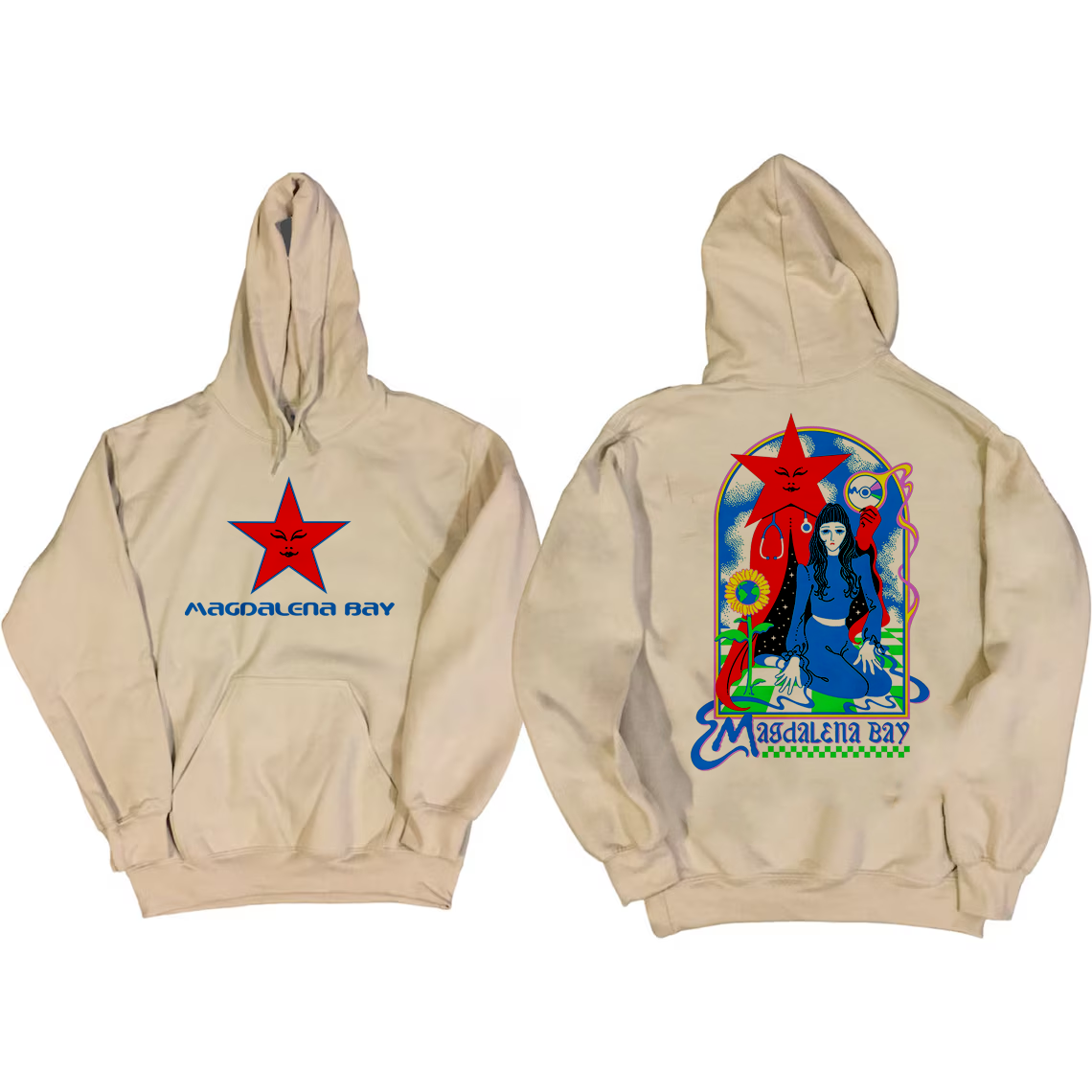 Magdalena Bay Band Collection Gift For Fan Unisex S to 3XL Sand Hoodie TMB4452-image