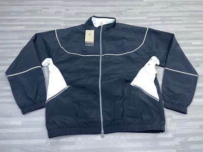 Nike Air Jordan Essentials Flight Track Jacket Mens L Repel Black DV7624 $125