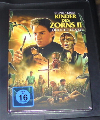 KINDER DES ZORNS TEIL 2 TÖTLICHE ERNTE UNCUT  LIMITIERTES MEDIABOOKS BLU RAY NEU