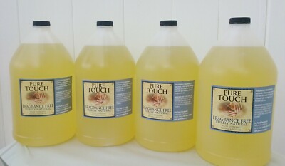 Pure Touch Watersperse Unscented  Massage Oil (4) 1/2 Gallons