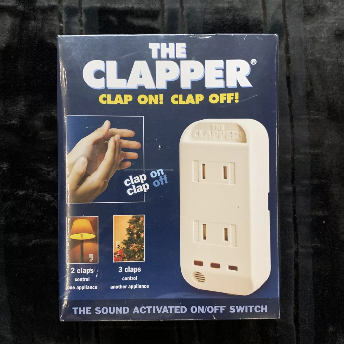 The Clapper Wireless Sound Activated On Off Light Switch Clap Detection New