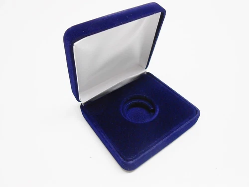 Velvet Display Box w Airtite Coin Capsule Holder, $2 1/2 Gold Liberty 1/4 Eagle