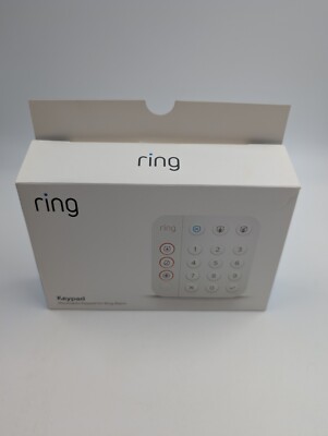 Ring Alarm 2nd Generation Wireless Keypad Mountable w/ Charger 2 Gen