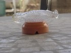 VERY SCARCE BIMAL CLEAR FIGURAL 5" TALL FISH SHAPED BOTTLE — photo 7