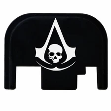 ASSASSINS Laser Engraved Slide Plate for GLOCK / SMITH & WESSON / SHIELD