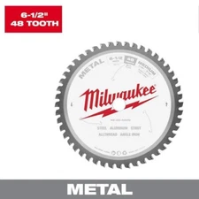 Milwaukee Tool 48-40-4220 6-1/2 In. 48 Tooth Metal Cutting Circular Saw Blade