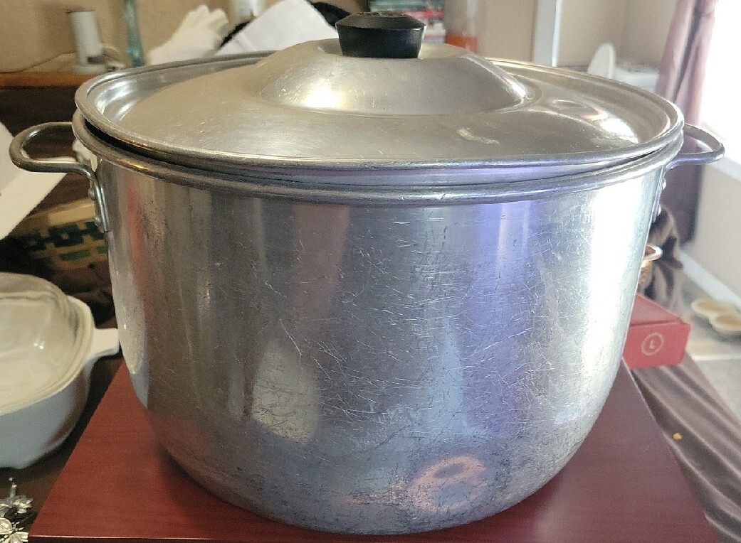 アメリカンアンティーク　everwear アルミニウム　鍋　シャビー アメリカンアンティーク everwear アルミニウム 鍋 シャビー