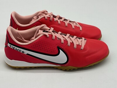 Size 8 - Nike Tiempo Legend 9 Academy TF Red Turf Indoor Soccer DA1191-618