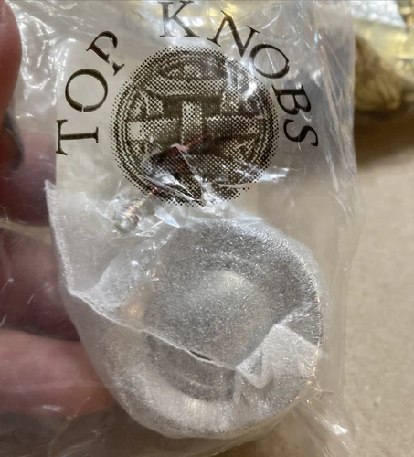 Top Knobs M292 Button 1-1/4 Inch Mushroom Cabinet Knob - Nickel Finish 1 Piece - Picture 2 of 3