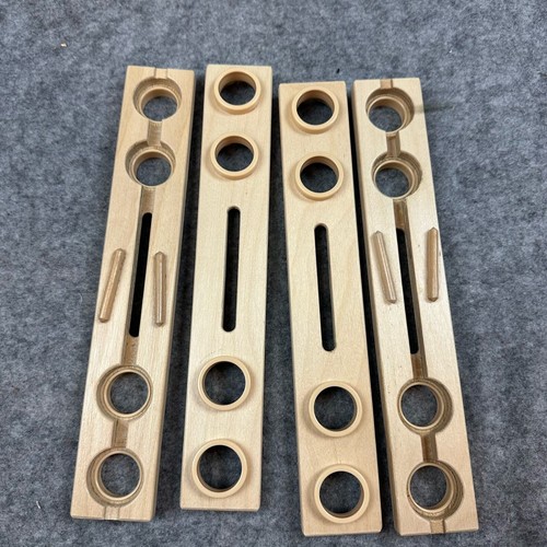 Hape Quadrilla Marble Run Replacement Parts Straight Wooden Track x 4