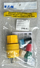 New Eaton Arrow Hart 14w33 Watertight Plug 20a 125v 2p 3w Grounding Nema 5-20 New Eaton Arrow Hart 14w33 Watertight Plug 20a 125v 2p 3w Grounding Nema 5-20