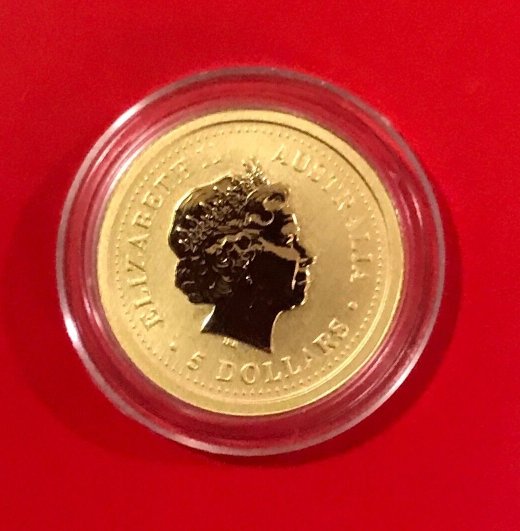 2003 Australia Year of the GOAT - 1/20oz Gold - GEM BU Lunar