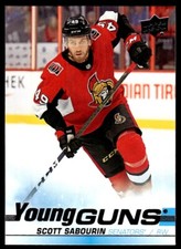 2019-20 Upper Deck Young Guns Scott Sabourin Rookie Ottawa Senators #220 R68
