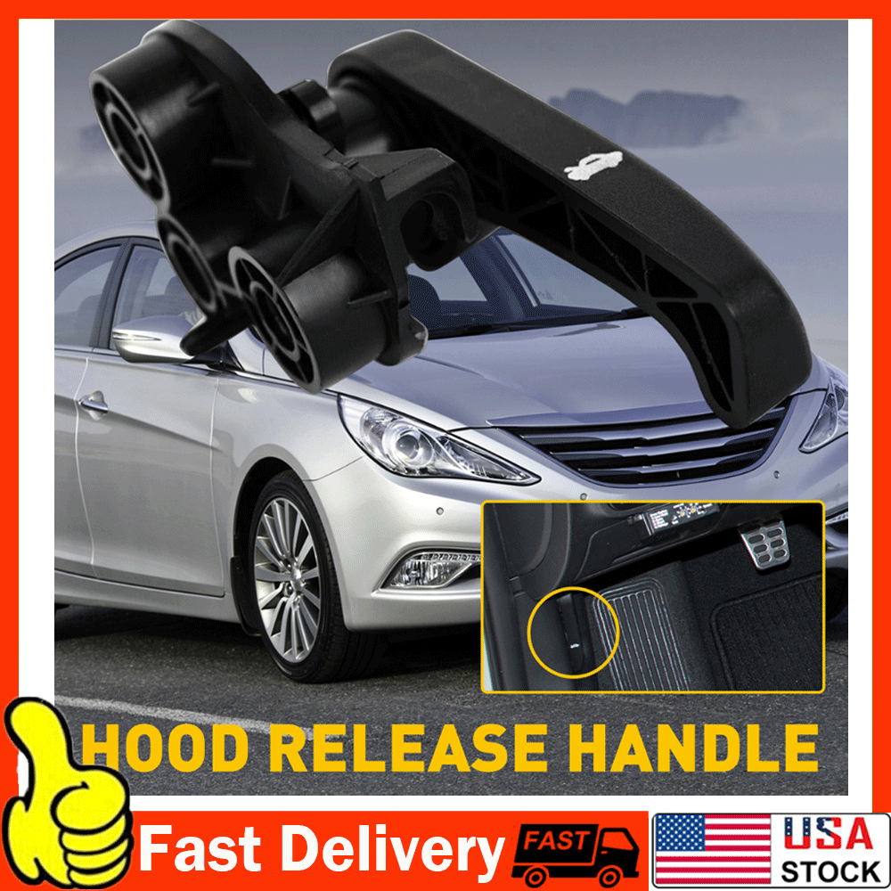 Hood Release Handle Compatible with Hyundai for Elantra for Coupe 2014