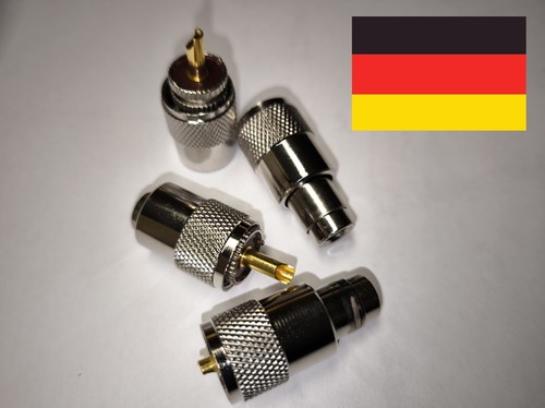 5 x PL259 UHF Stecker 6,5mm Koaxkabel Lötversion für CB-Funk und Amateur - Zdjęcie 3 z 4