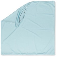 24" x 24" Cover Throw Pillowcases - 85/15 Nylon/Spandex Silky Sweat Baby Blue