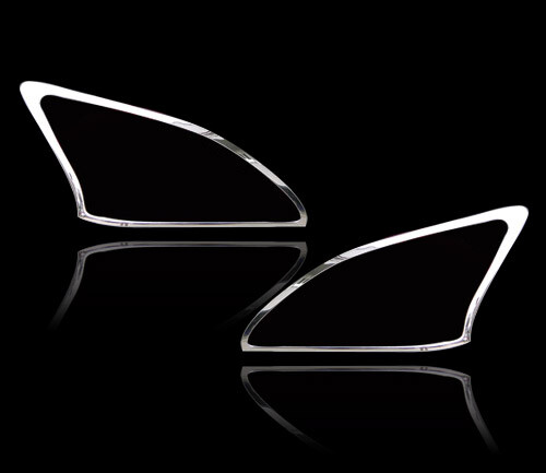Euromotorsport Chrome Headlight Trim Bezel Cover For Lexus RX350 2009-2012 – ABS Plastic, Front Mount