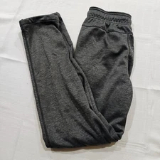 AND1 Tech Fleece Pants with Zipper Pockets Ebony Heather (Small)