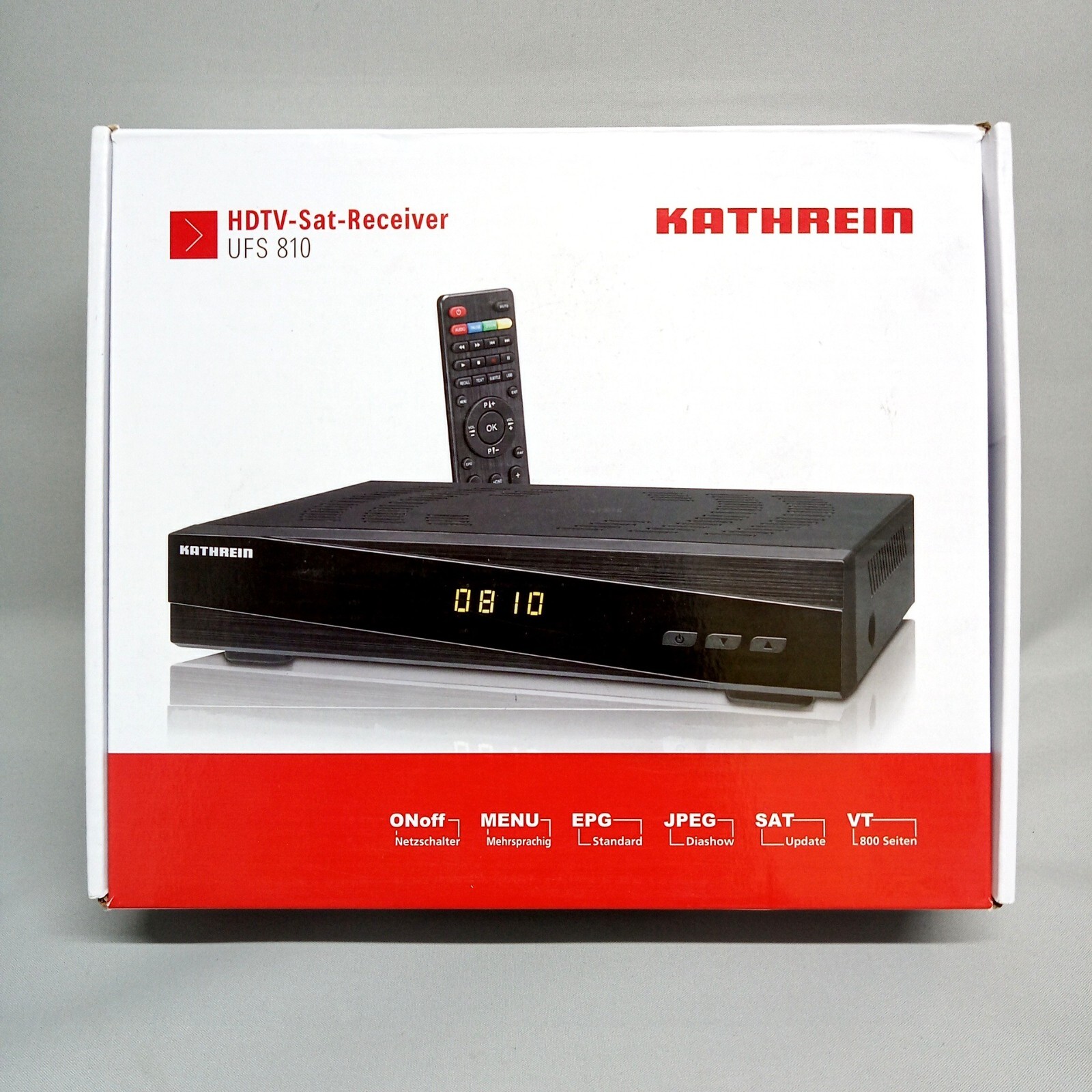 New KATHREIN UFS 810 HDTV Satellite TV Receiver 1080p Upscaling DVB-S2