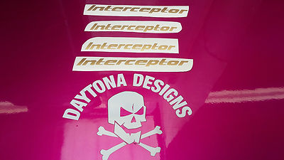 INTERCEPTOR VFR CUSTOM GOLD SET AUFKLEBER STICKER GRAFIKEN