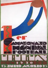 1930 Uruguay World Cup Official Repro POSTER