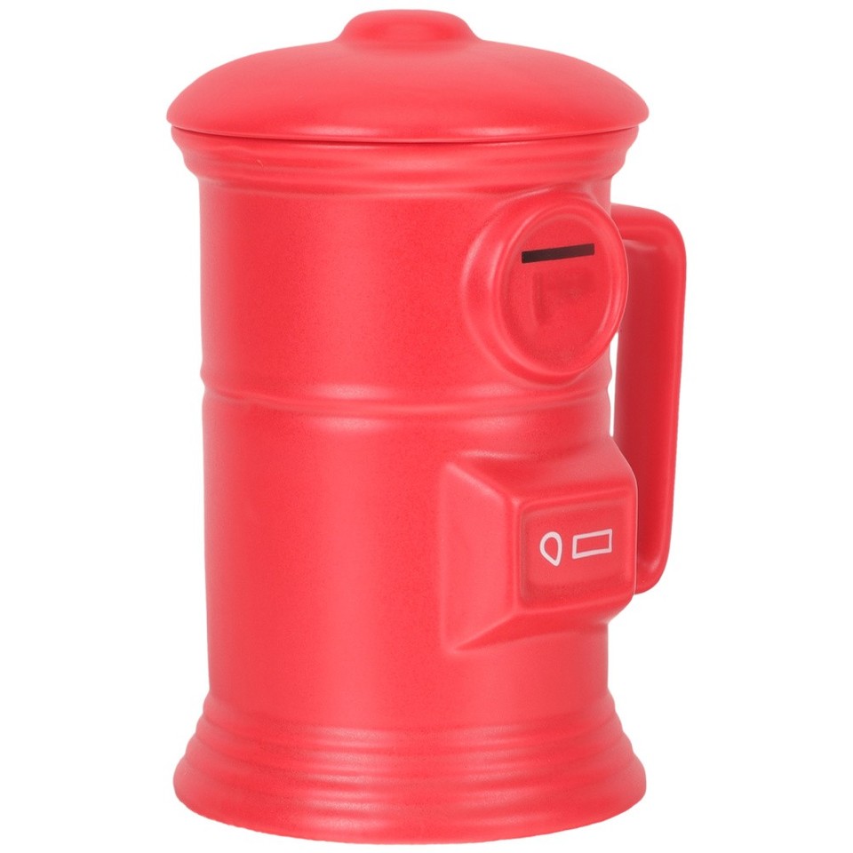 Vintage Style Ceramic Water Mug for Home Red Reusable Coffee Cup | eBay ...