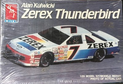 AMT ERTL 1:25 SCALE MODEL KIT     #7 ZEREX THUNDERBIRD -  ALAN KULWICKI  (RIP)
