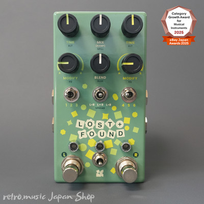 Chase Bliss Audio Lost + Found Stereo Lo-Fi Character Multi-Effects Guitar Pedal