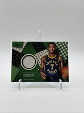 2025 Topps Basketball Holiday Kam Jones RC Player Worn Patch HR-33