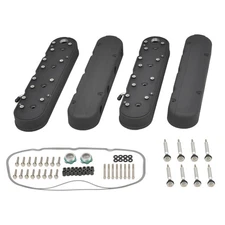 For LS Small Block SB V8 293 325 346 427 Black Aluminum Valve Coil Mount Cover