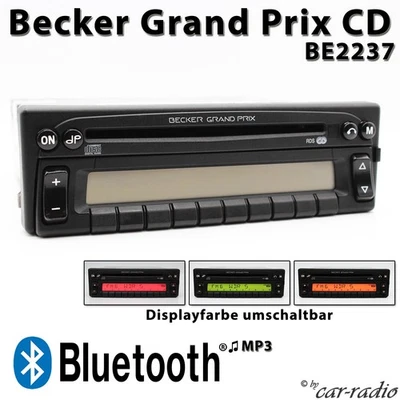 Becker Grand Prix CD BE2237 Bluetooth Radio Audio Streaming 1-DIN CD-R Autoradio - Bild 1 von 4