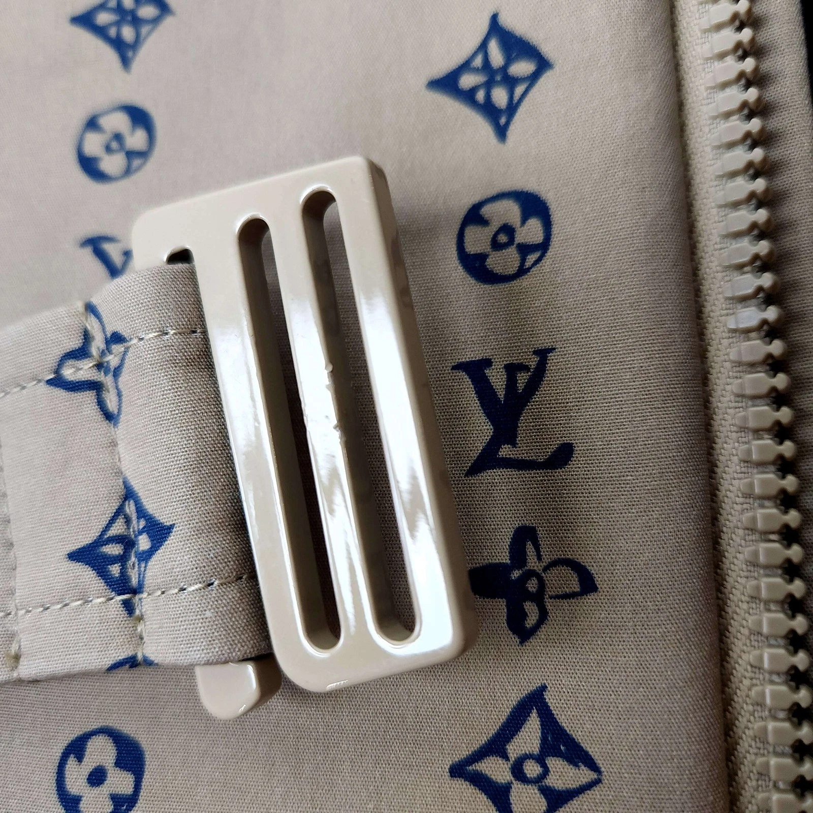 LOUIS VUITTON（LV） Louis Vuitton Cappotto con cintura monogramma a righe 10058 138230249