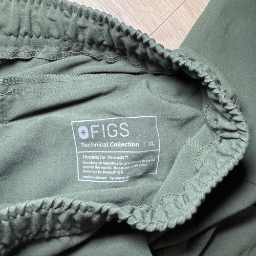 FIGS Tansen Jogger Scrub Pantalone Verde Foresta Misto Viscosa Elasticizzato Uomo XL - Foto 3 di 6