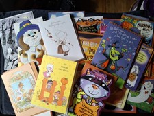 Unused HALLOWEEN THANKSGIVING Greeting Card Lot, Most w/Envelopes, 36 Cards