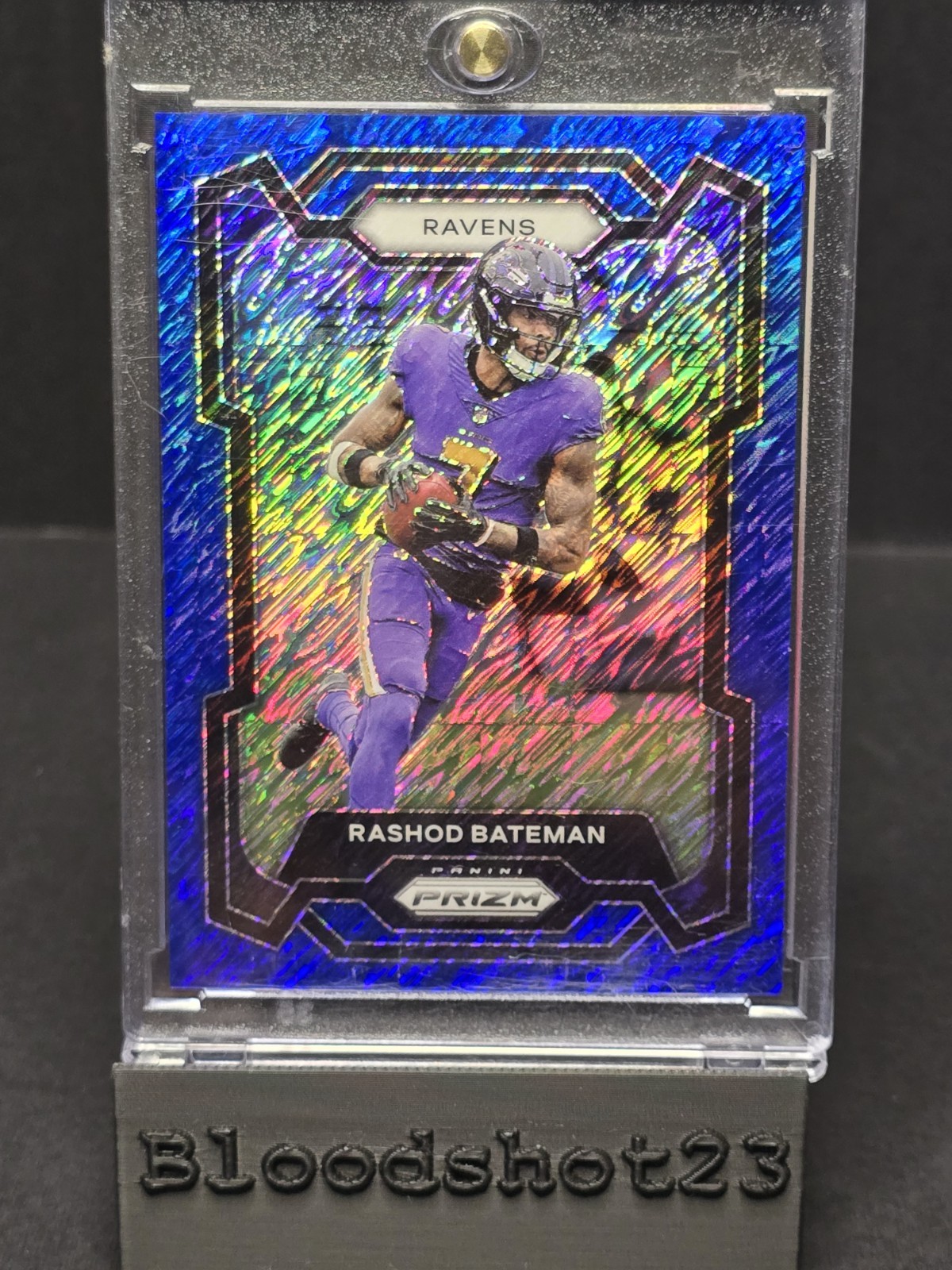 2021 Prizm FOTL RASHOD BATEMAN Rookie Blue Shimmer /25 Baltimore Ravens RC #340