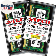 16GB 2X8Gb DDR3/DDR3L 1600Mhz PC3L-12800 PC3-12800 CL11 SODIMM 2Rx8 1.35V 20