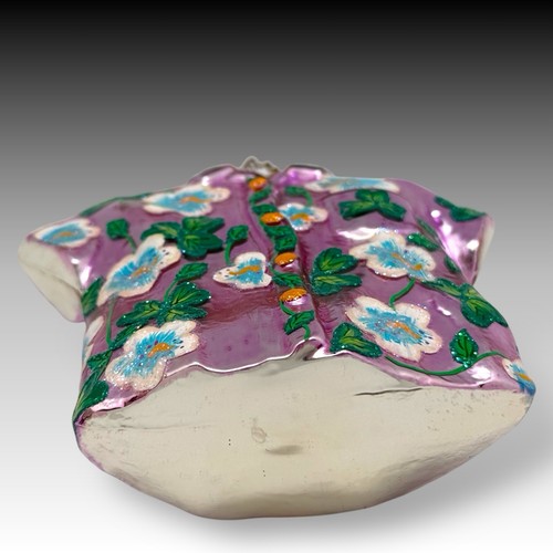 CHRISTOPHER RADKO 2003 Pink ALOHA Shirt Ornament HAWAIIAN Glass w/ Box 5" HTF - Picture 8 of 9