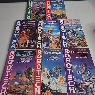 Robotech Jack McKinney Lot of 8 1st 2nd 3rd Generation 2 3 4 6 7 8 10 12